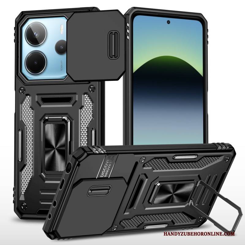 Hülle Für Xiaomi Redmi Note 14 5g Extrem Robust Mit Ständer Und Objektivschutz
