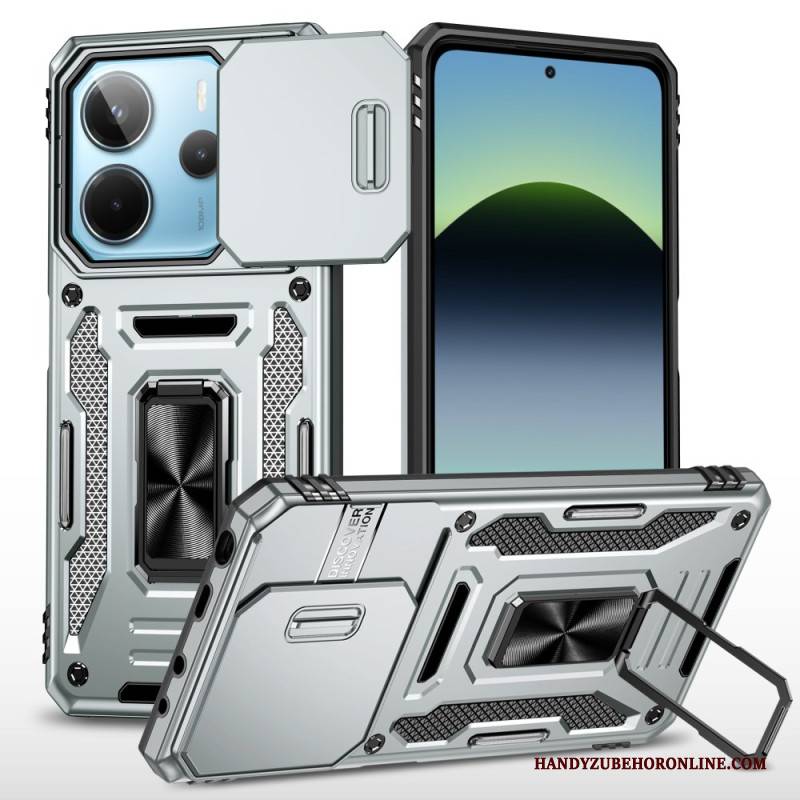 Hülle Für Xiaomi Redmi Note 14 5g Extrem Robust Mit Ständer Und Objektivschutz