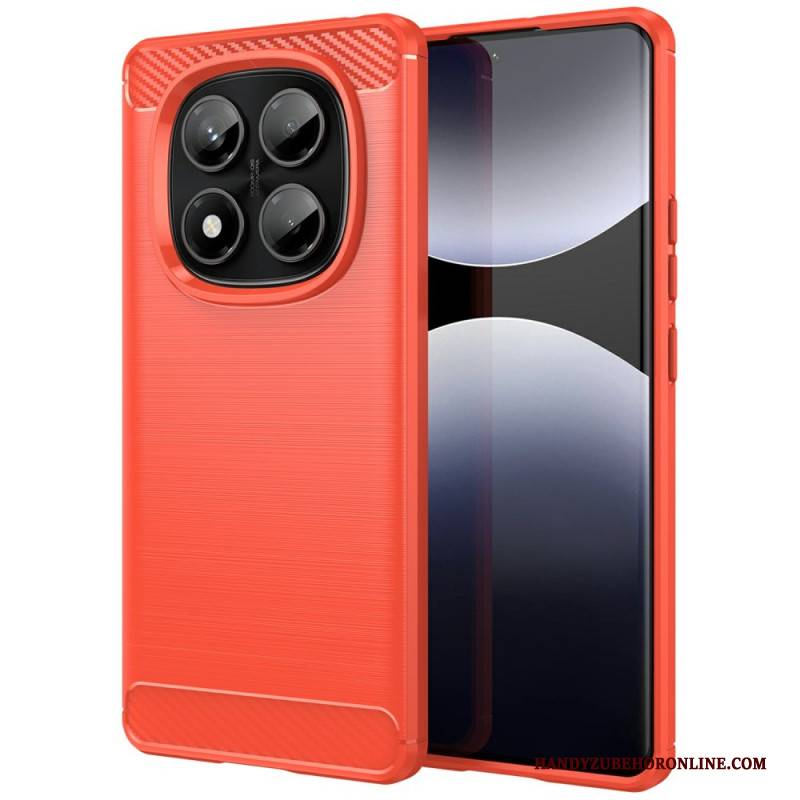 Hülle Für Xiaomi Redmi Note 14 Pro 4g Gebürstete Kohlefaser