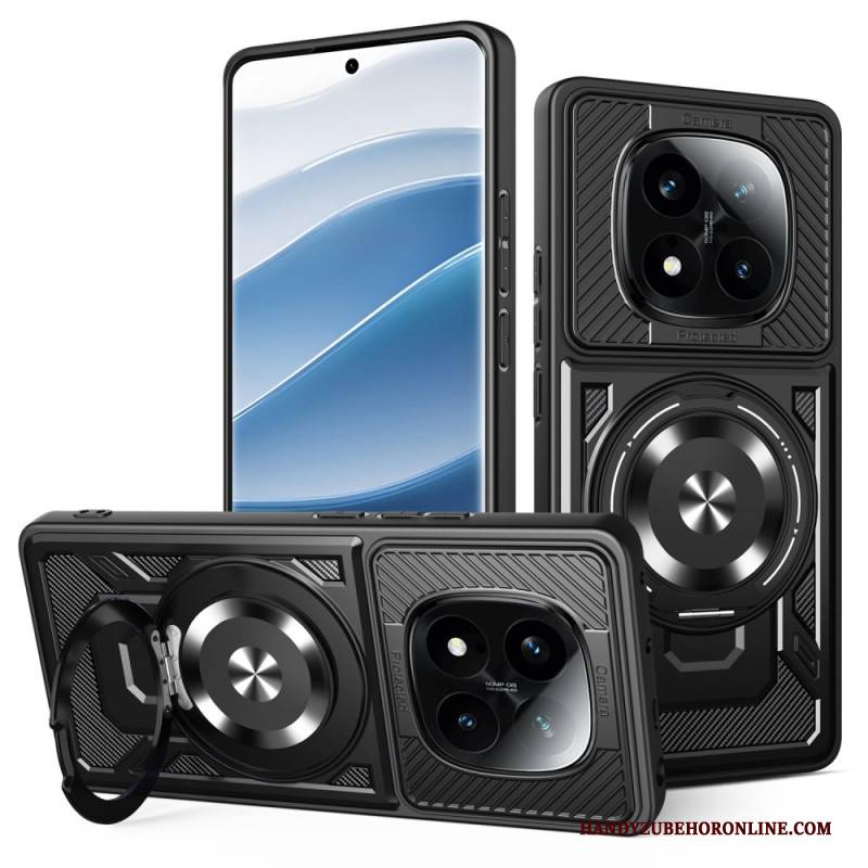 Hülle Für Xiaomi Redmi Note 14 Pro 4g Magnetisch Mit Drehbarem Ständer