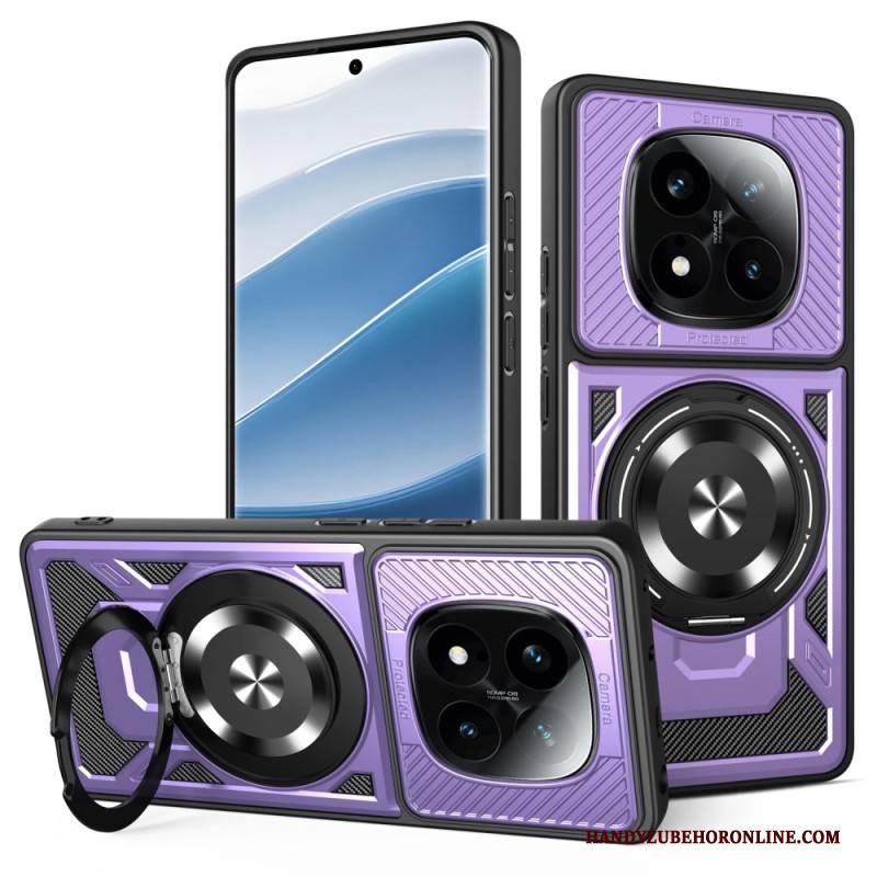 Hülle Für Xiaomi Redmi Note 14 Pro 4g Magnetisch Mit Drehbarem Ständer