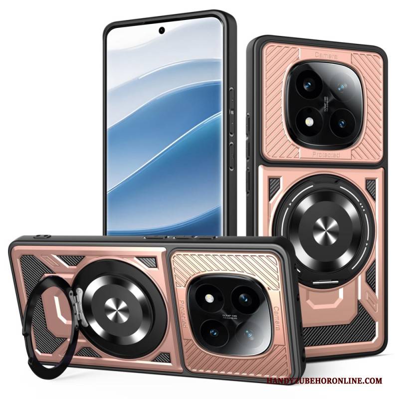 Hülle Für Xiaomi Redmi Note 14 Pro 4g Magnetisch Mit Drehbarem Ständer