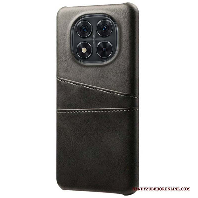Hülle Für Xiaomi Redmi Note 14 Pro 5g Doppelter Kartenhalter In Lederoptik