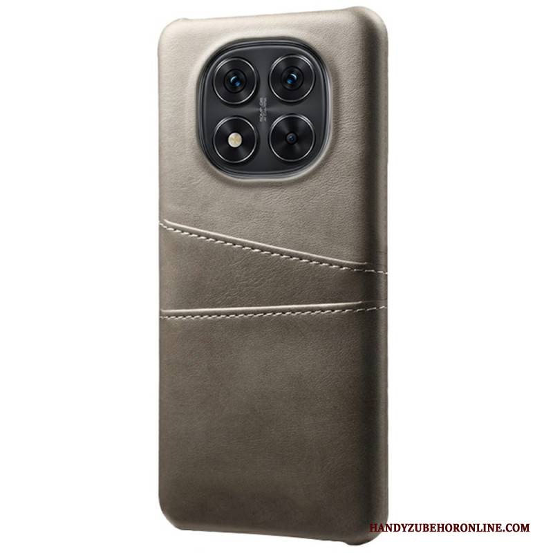 Hülle Für Xiaomi Redmi Note 14 Pro 5g Doppelter Kartenhalter In Lederoptik