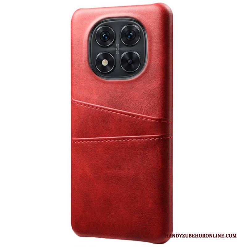 Hülle Für Xiaomi Redmi Note 14 Pro 5g Doppelter Kartenhalter In Lederoptik