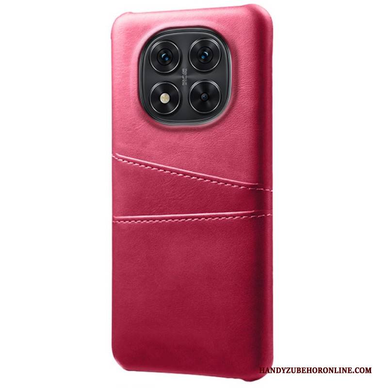 Hülle Für Xiaomi Redmi Note 14 Pro 5g Doppelter Kartenhalter In Lederoptik