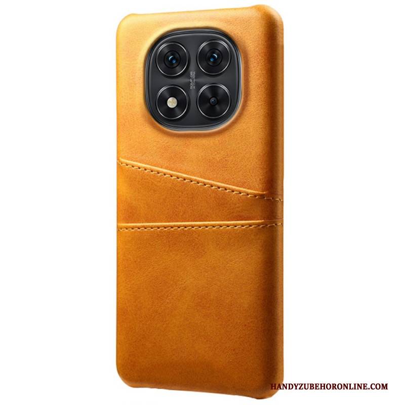 Hülle Für Xiaomi Redmi Note 14 Pro 5g Doppelter Kartenhalter In Lederoptik