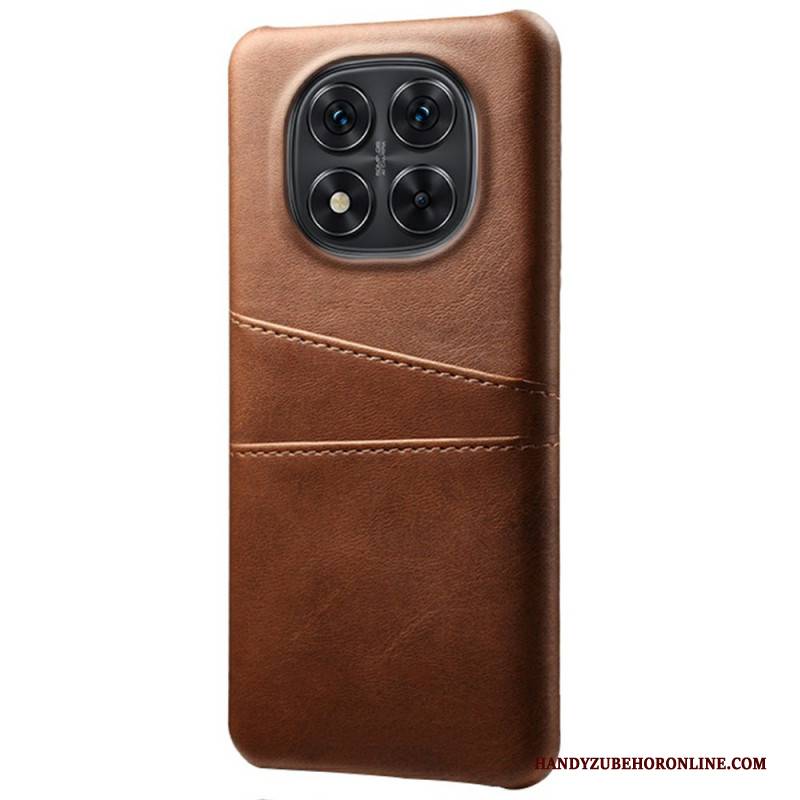Hülle Für Xiaomi Redmi Note 14 Pro 5g Doppelter Kartenhalter In Lederoptik