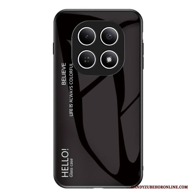 Hülle Für Xiaomi Redmi Note 15 5g Gehärtetes Glas Mit Hello-motiv