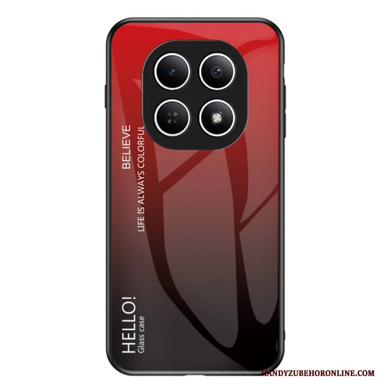 Hülle Für Xiaomi Redmi Note 15 5g Gehärtetes Glas Mit Hello-motiv