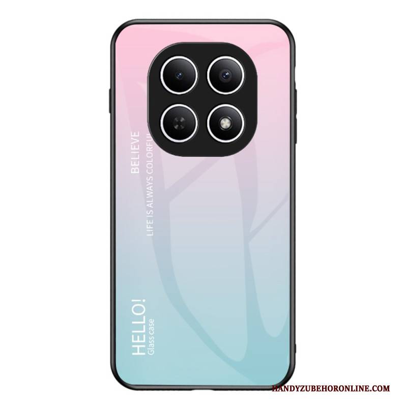 Hülle Für Xiaomi Redmi Note 15 5g Gehärtetes Glas Mit Hello-motiv