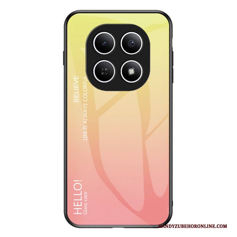 Hülle Für Xiaomi Redmi Note 15 5g Gehärtetes Glas Mit Hello-motiv