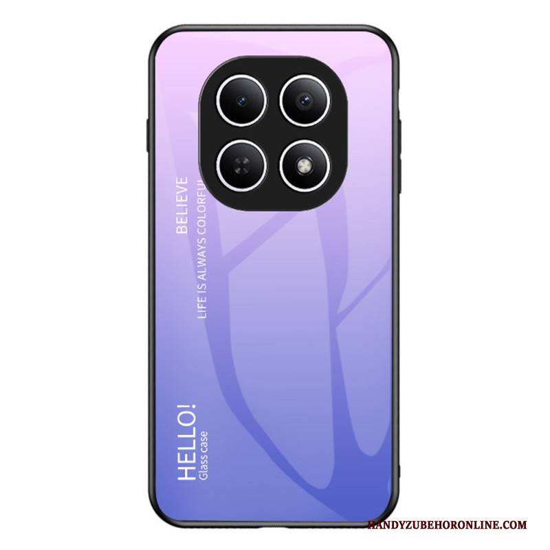 Hülle Für Xiaomi Redmi Note 15 5g Gehärtetes Glas Mit Hello-motiv