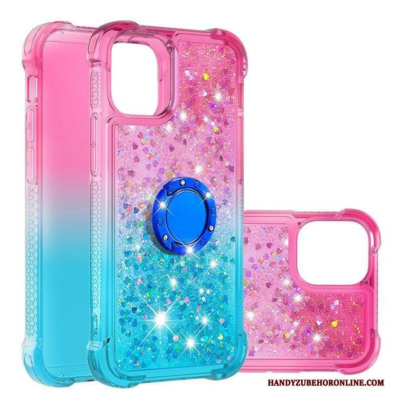 Hülle Für iPhone 13 Mini Glitzer-ringhalterung