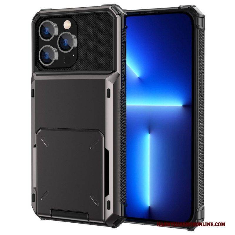 Hülle Für iPhone 14 Plus Kartenhalter Im Flip-stil
