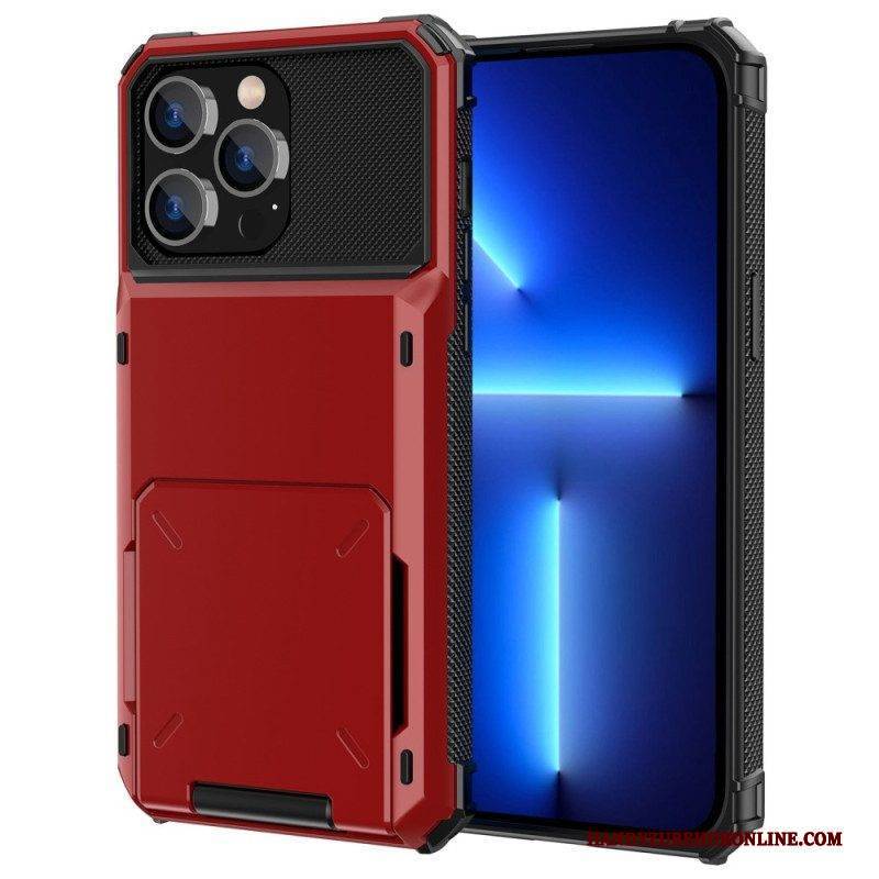 Hülle Für iPhone 14 Plus Kartenhalter Im Flip-stil