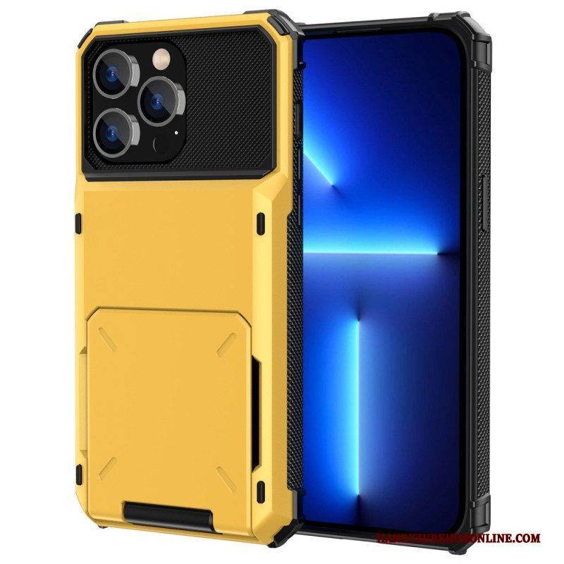Hülle Für iPhone 14 Plus Kartenhalter Im Flip-stil