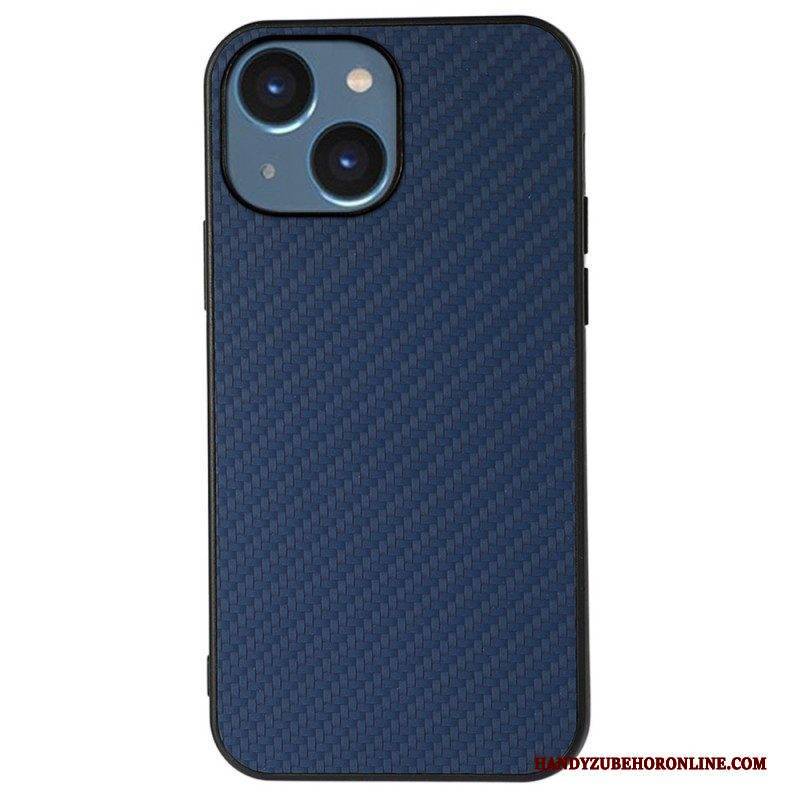 Hülle Für iPhone 14 Plus Kohlefaser-textur