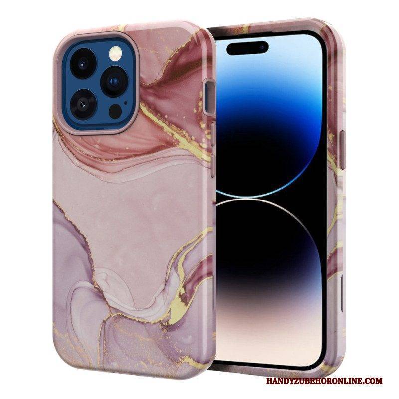Hülle Für iPhone 14 Pro Fabelhafter Marmor