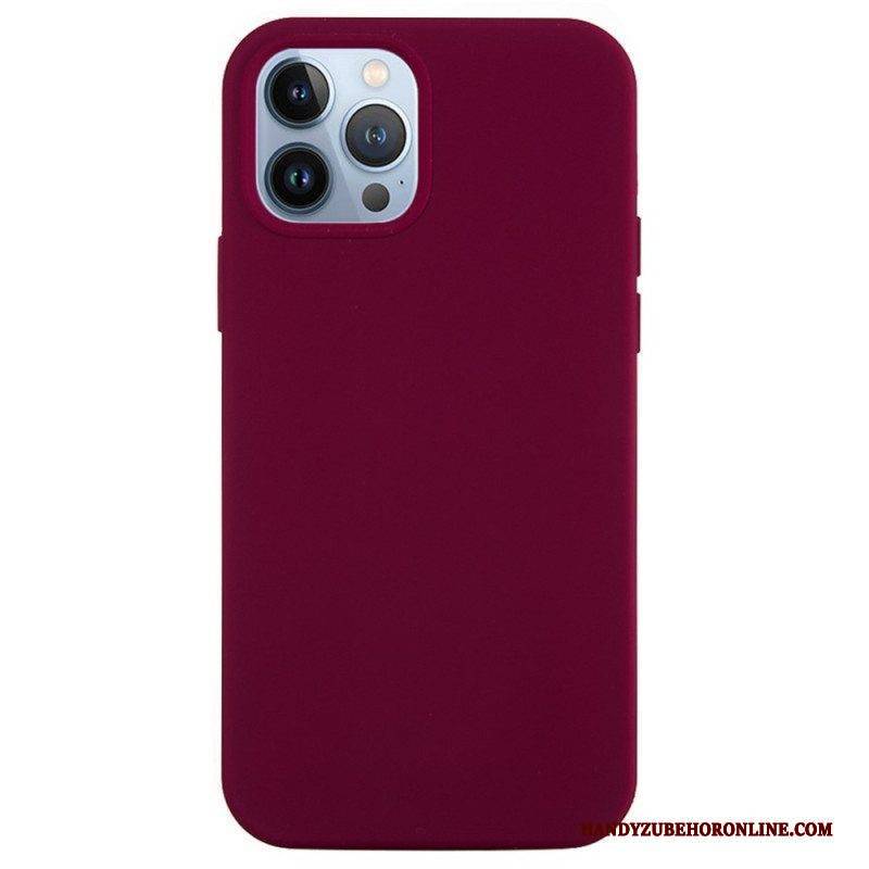 Hülle Für iPhone 14 Pro Max Flexibles Silikon