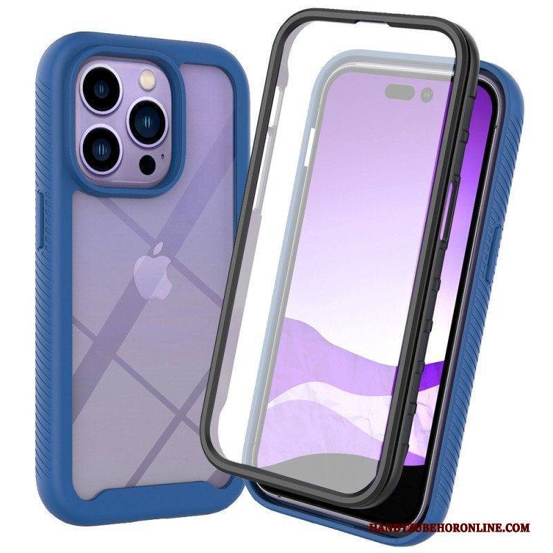 Hülle Für iPhone 14 Pro Max Hybrid Mit Displayschutzfolie
