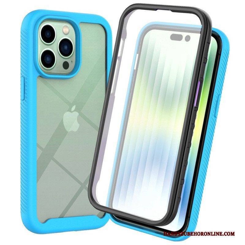 Hülle Für iPhone 14 Pro Max Hybrid Mit Displayschutzfolie