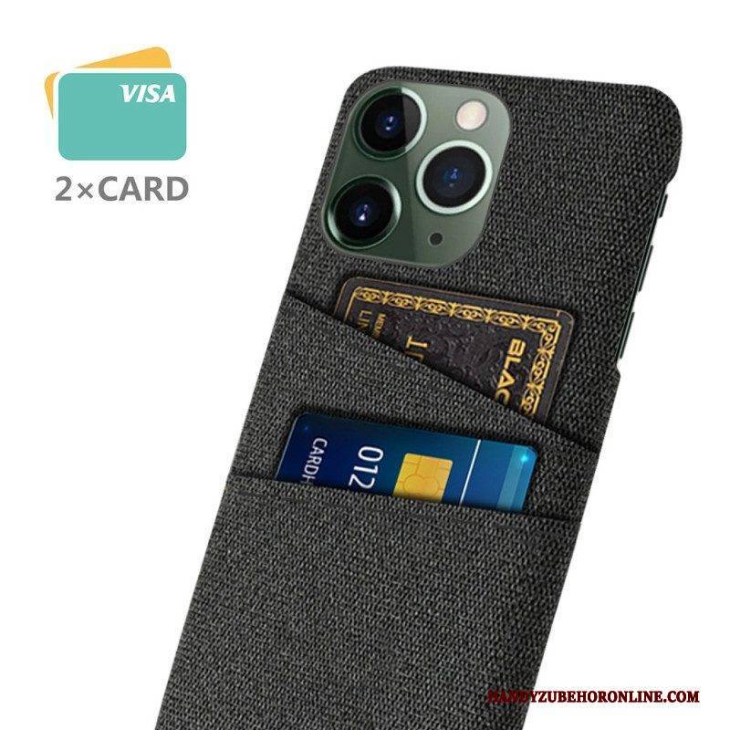 Hülle Für iPhone 14 Pro Max Kartenhalter Aus Stoff