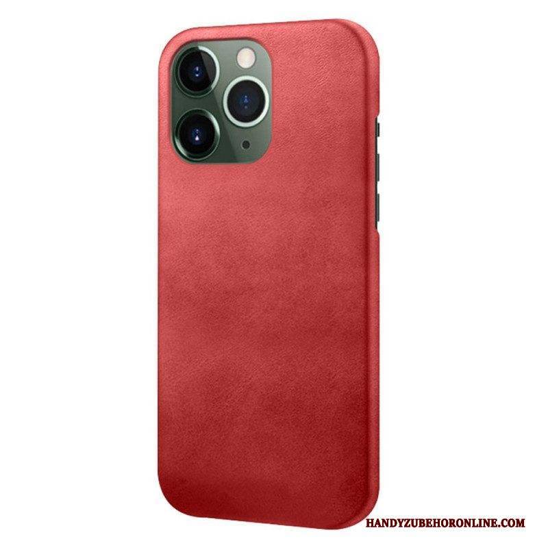 Hülle Für iPhone 14 Pro Max Ledereffekt
