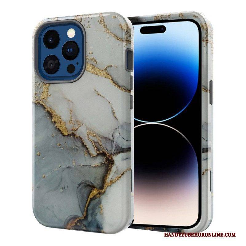 Hülle Für iPhone 14 Pro Max Luxuriöser Marmor
