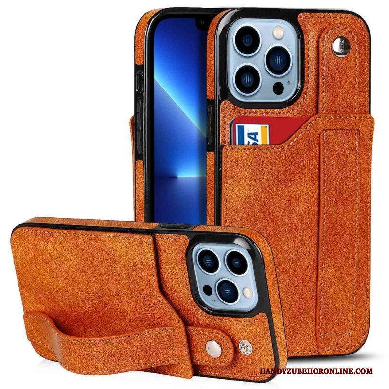 Hülle Für iPhone 14 Pro Rfid-kartenhalter Mit Riemen