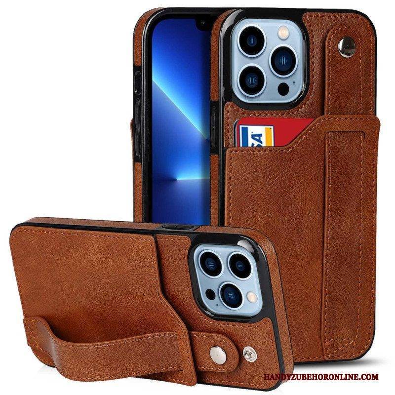 Hülle Für iPhone 14 Pro Rfid-kartenhalter Mit Riemen