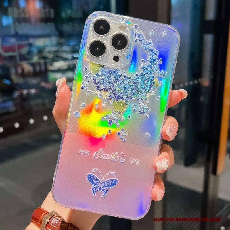 Hülle Für iPhone 14 Pro Silikon-lasermuster