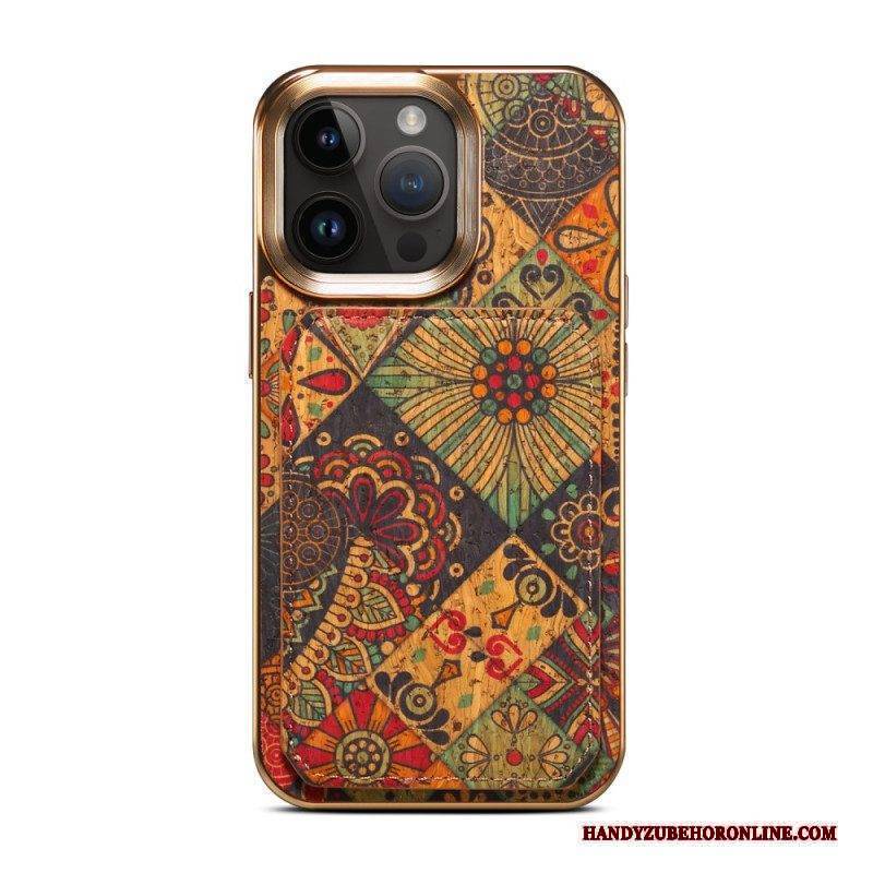 Hülle Für iPhone 15 Pro Max Kartenhalter Im Vintage-stil