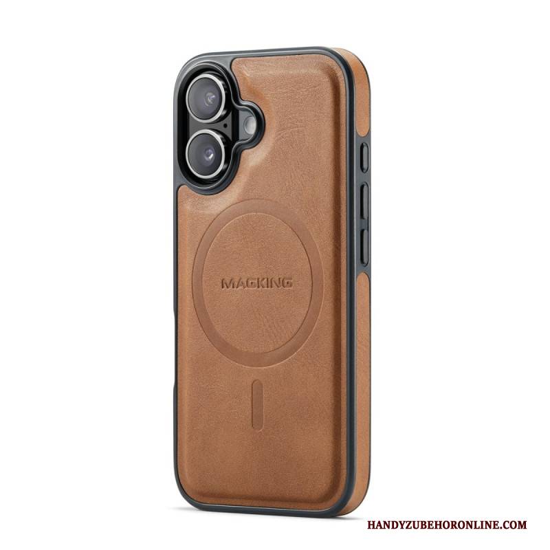 Hülle Für iPhone 17 Magsafe Kompatibel Mit Premium-lederoptik