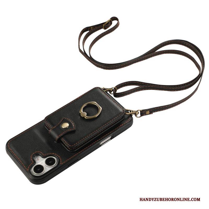Hülle Für iPhone 17 Mehrfachkartenetui Mit Schultergurt