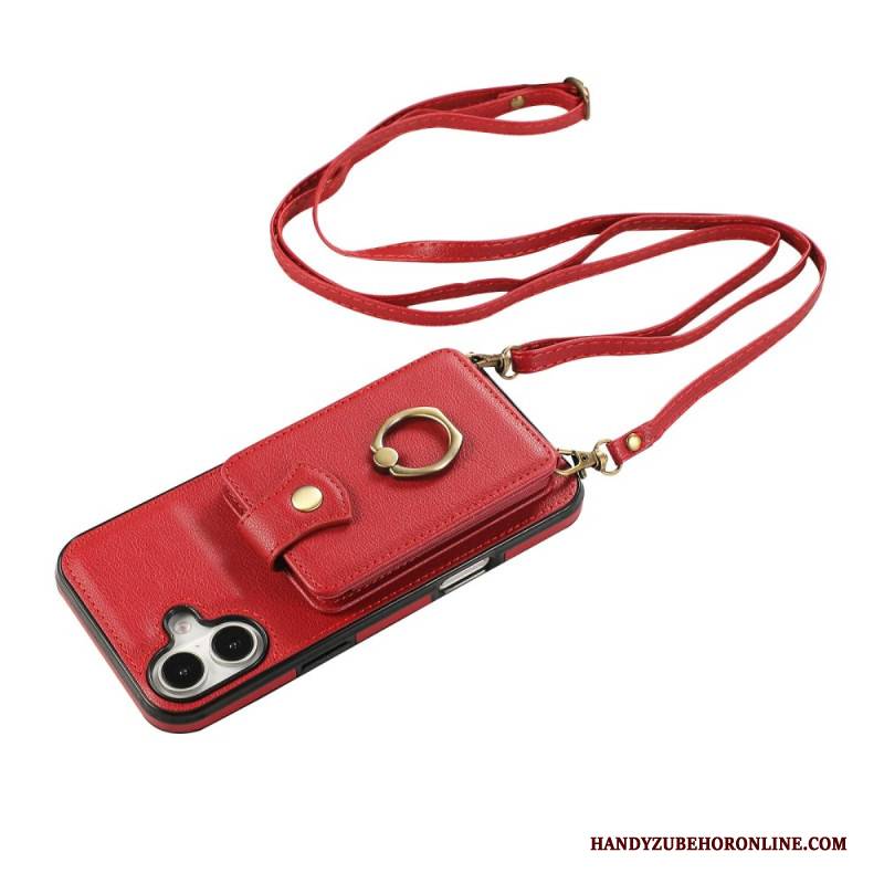 Hülle Für iPhone 17 Mehrfachkartenetui Mit Schultergurt