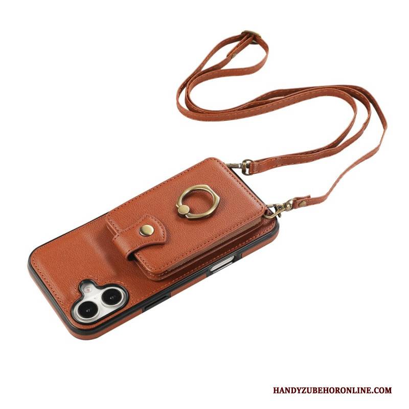 Hülle Für iPhone 17 Mehrfachkartenetui Mit Schultergurt