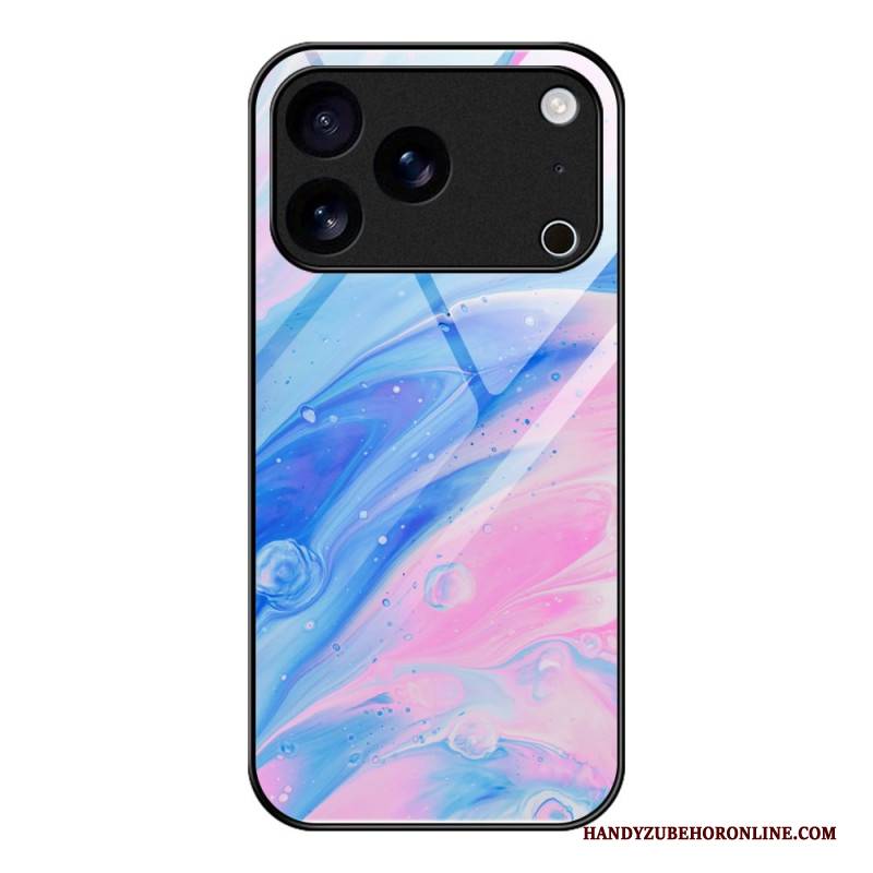 Hülle Für iPhone 17 Pro Gehärtetes Marmorglas Glas