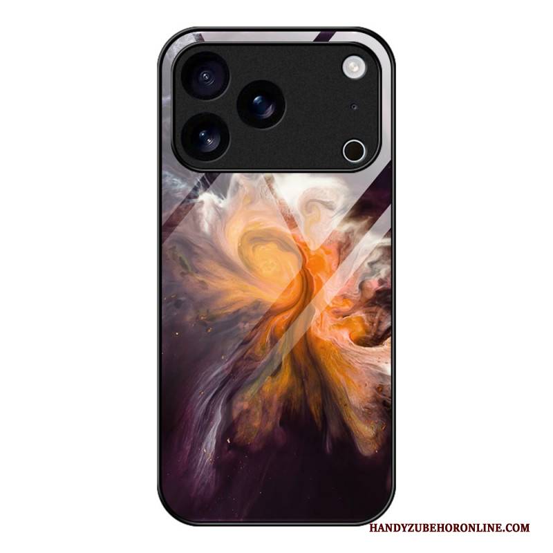 Hülle Für iPhone 17 Pro Gehärtetes Marmorglas Glas