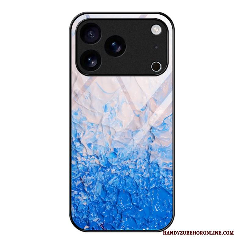 Hülle Für iPhone 17 Pro Gehärtetes Marmorglas Glas