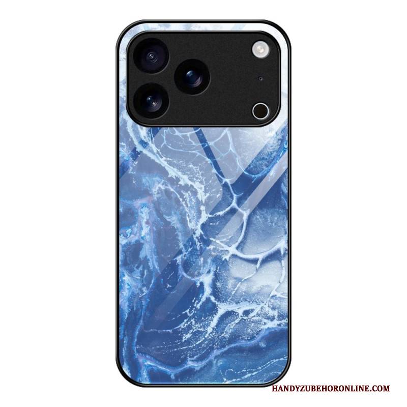 Hülle Für iPhone 17 Pro Gehärtetes Marmorglas Glas