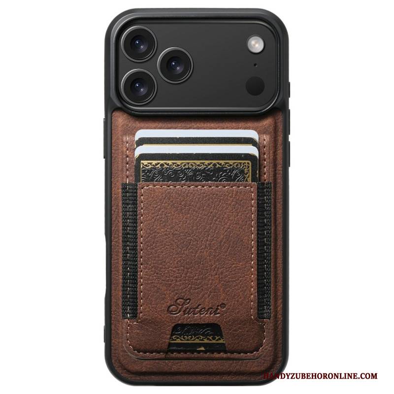 Hülle Für iPhone 17 Pro Magsafe 2-in-1 Abnehmbarer Kartenhalter