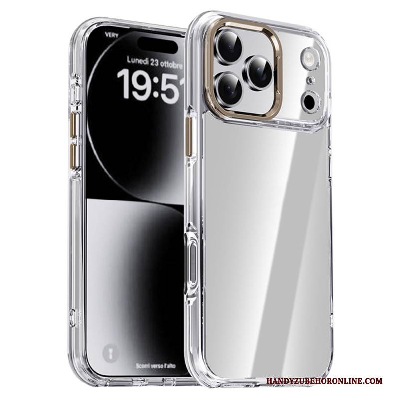 Hülle Für iPhone 17 Pro Max Ipaky Transparenter Metall-linsenrahmen