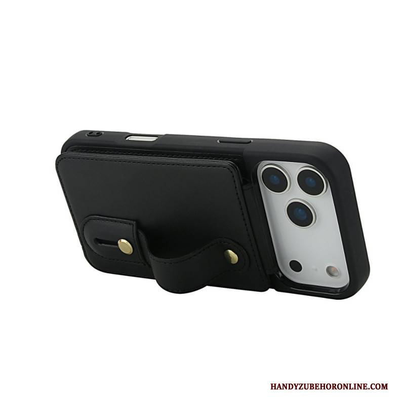 Hülle Für iPhone 17 Pro Max Kartenhalter Und Schultergurt