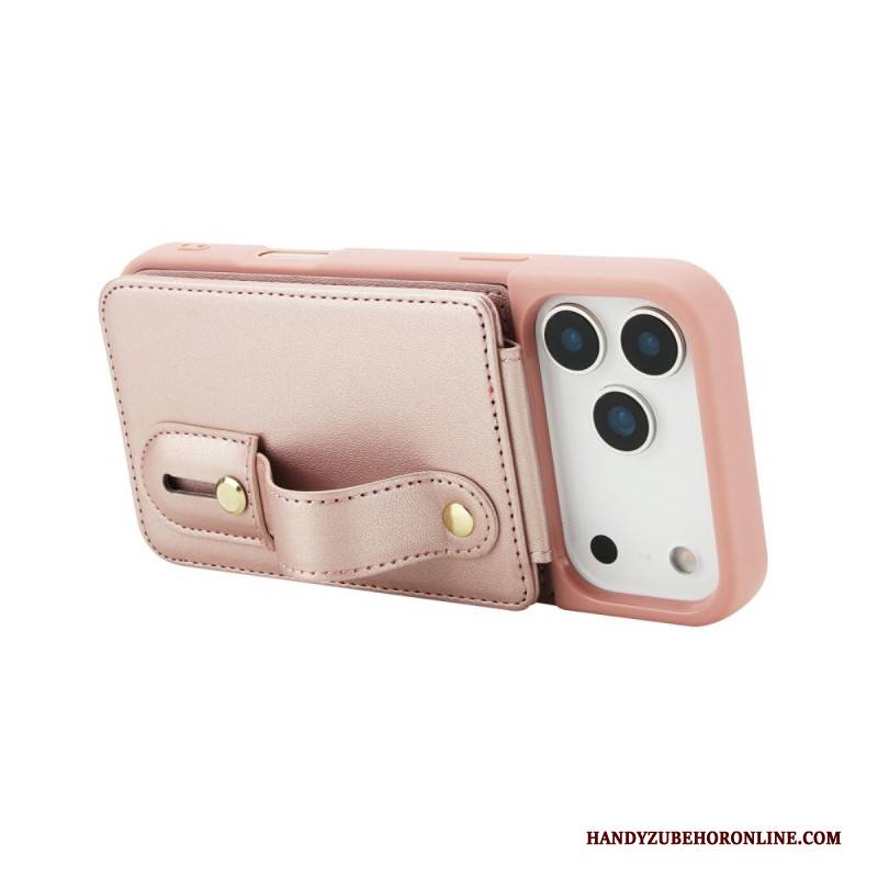 Hülle Für iPhone 17 Pro Max Kartenhalter Und Schultergurt