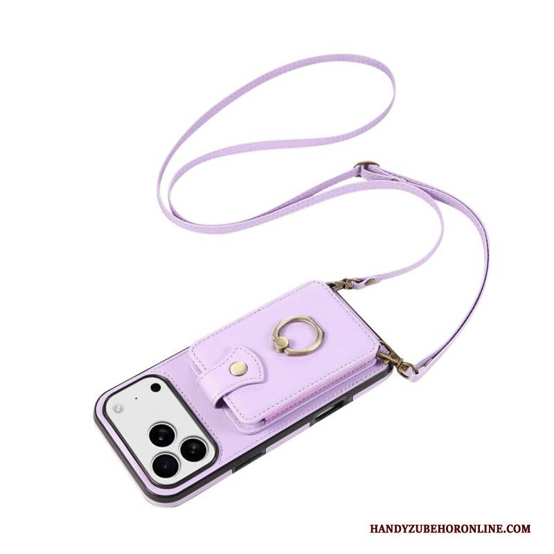 Hülle Für iPhone 17 Pro Mehrfachkartenetui Mit Schultergurt