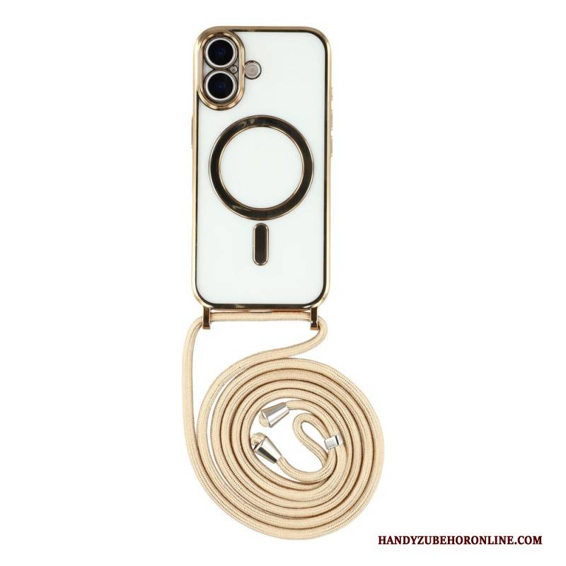 Hülle Für iPhone 17 Transparente Schutzhülle Mit Kabel Kompatibel Mit Magsafe