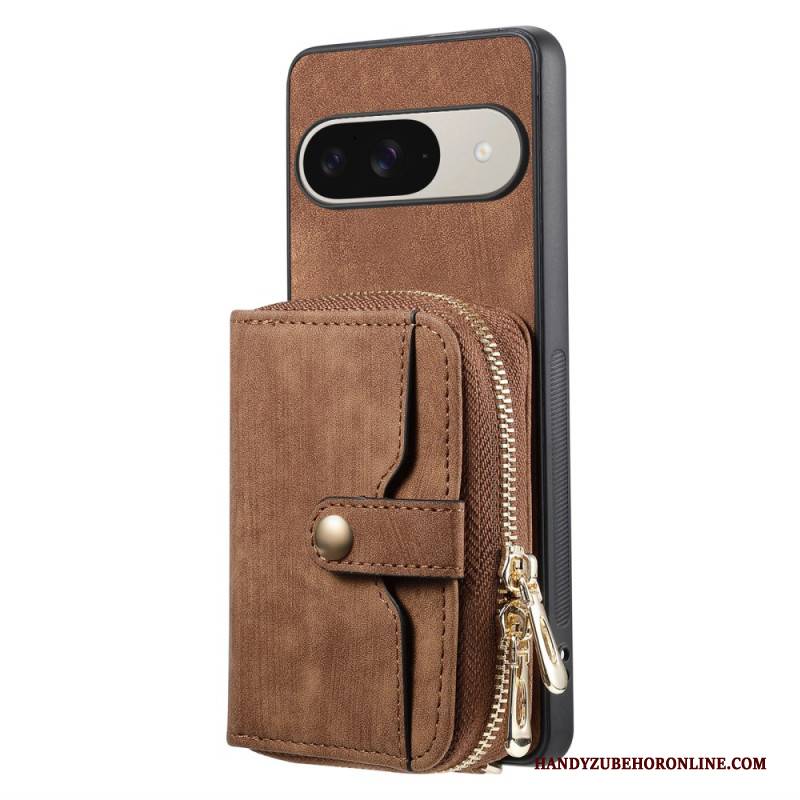 Hülle Google Pixel 10 / 10 Pro Handyhülle Kartenetui Mit Reißverschluss Und Schultergurt