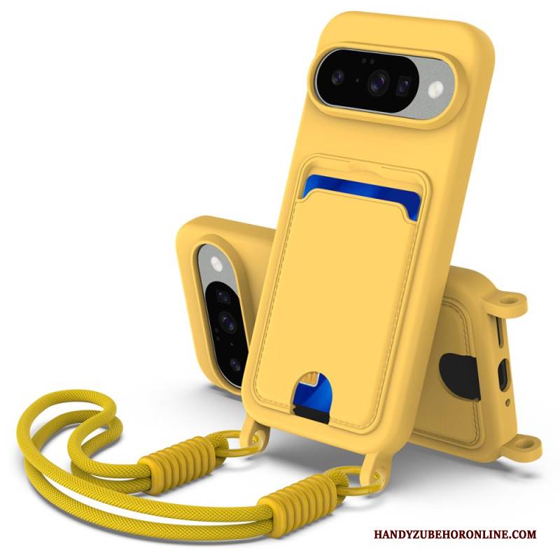 Hülle Google Pixel 10 / 10 Pro Kartenetui Mit Lanyard