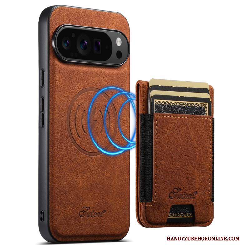 Hülle Google Pixel 10 / 10 Pro Suteni Magnetischer Kartenhalter